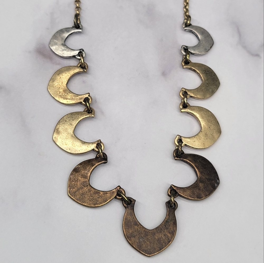 Lucky Brand Tricolor Metal Necklace - Picture 7 of 8